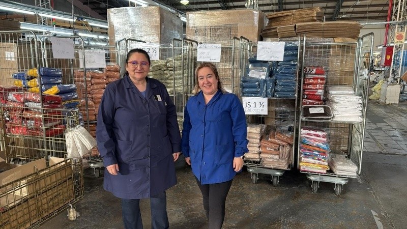 La delegada y las trabajadoras vendían las sábanas que fabricaban para poder cobrar sus sueldos  